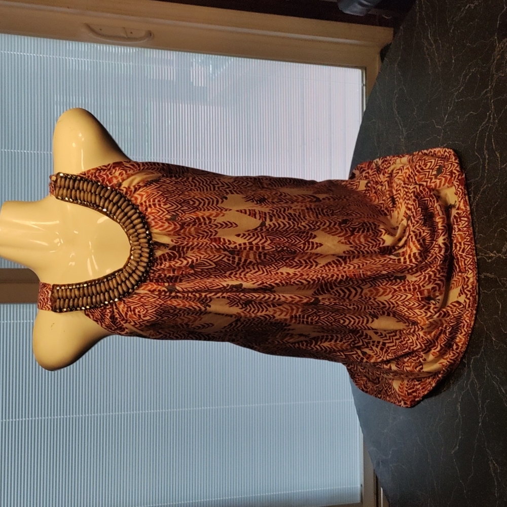 Beaded tank - M
